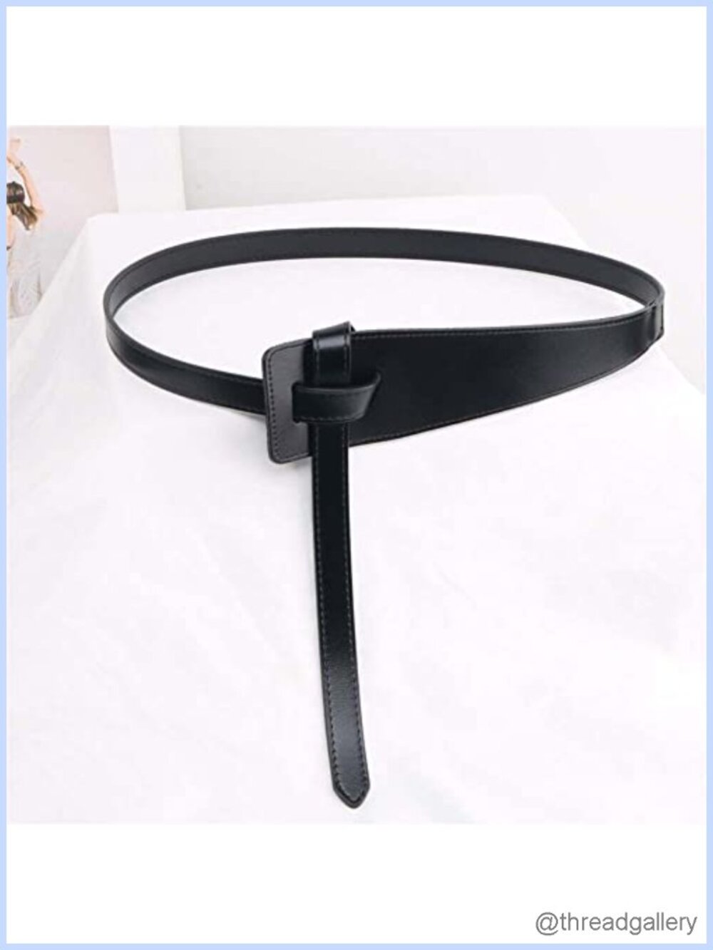 Wide Corset Belt Thin Knotted Waistband for Skirt Coat Accessory